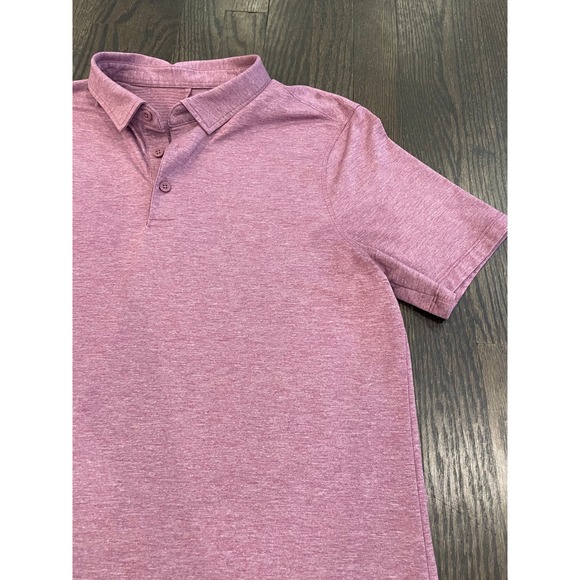 Men's Lululemon Purple Metal Vent Tech Polo Shirt Small - Picture 5 of 6
